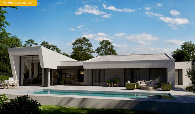 Modern new build villa on one level for sale in Calpe Buenavista